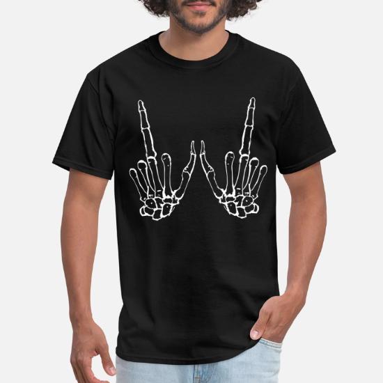 skull hands crop top